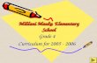 Mililani Mauka Elementary School Grade 4 Curriculum for 2005 - 2006.
