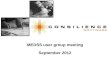 MEDSS user group meeting September 2012. Agenda Recap of the MEDSS project (5 min) Maven improvements and upcoming features (15 min) Maven configurability.