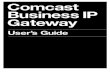 Comcast Business IP Gateway User Guide