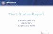 Tier1 Status Report Andrew Sansum GRIDPP15 12 January 2006.