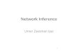 Network Inference Umer Zeeshan Ijaz 1. Overview Introduction Application Areas cDNA Microarray EEG/ECoG Network Inference Pair-wise Similarity Measures.
