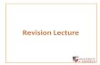 Revision Lecture. 2 Topics Peer-to-peer computing –Algorithms & issues –Gnutella –Scalability –Security –Freenet –JXTA –BitTorrent Agent-based computing.