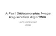 A Fast Diffeomorphic Image Registration Algorithm John Ashburner 2008.