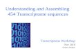 Understanding and Assembling 454 Transcriptome sequences Transcriptome Workshop Nov 2010 Stephen Bridgett.
