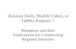 Russian Dolls, Marble Cakes, or Taffeta Patterns ? Metaphors and their Implications for Constructing Regional Identities.