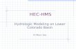 HEC-HMS Hydrologic Modeling on Lower Colorado Basin Ki-Weon Seo.