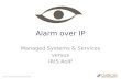 Alarm over IP Managed Systems & Services versus IRIS AoIP © 2012 Chiron Security Communications.