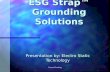 Patent Pending ESG Strap Grounding Solutions Presentation by: Electro Static Technology.