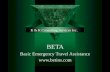 K & K Consulting Services Inc. BETA Basic Emergency Travel Assistance .