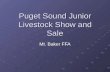Puget Sound Junior Livestock Show and Sale Mt. Baker FFA.