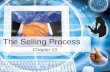 The Selling Process Chapter 13. The Selling (Sales) Process A step by step process a salesperson uses to help customers reach buying decisions & ensure.