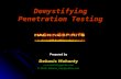 Demystifying Penetration Testing Prepared by Debasis Mohanty  E-Mail: debasis_mty@yahoo.com.