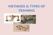 Training Methods Interval Training Continuous Training Fartlek Training Circuit Training Plyometric Training Flexibility Training Resistance Training.