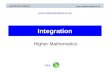 Integration Higher Mathematics  Next.