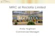 MRC at Rectella Limited Andy Hughson Commercial Manager.