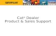 Cat ® Dealer Product & Sales Support. Cat ® Dealer Support Industry Specific Sales and Product Support Coverage Parts Distribution Service Tools Training.