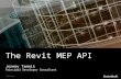 © 2012 Autodesk The Revit MEP API Jeremy Tammik Principal Developer Consultant.