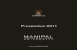 Manipal University Prospectus 2011