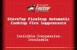 StoveTop FireStop Automatic Cooktop Fire Suppressors Invisible-Inexpensive-Invaluable.