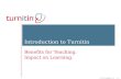 [ 1 ] © 2011 iParadigms, LLC Benefits for Teaching. Impact on Learning. Introduction to Turnitin.