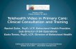 Telehealth Video in Primary Care: Clinical Consultation and Training Rachel Zahn, PsyD, LCP, Behavioral Health Provider, Sub-Director of BH Operations.