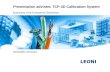 Business Unit Industrial Solutions The Quality Connection Presentation advintec TCP-3D Calibration System.