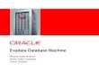 Exadata Database Machine Morana Kobal Butković Senior Sales Consultant Oracle Hrvatska.