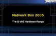 Network Box 2006 The S-M-E Hardware Range. Conceptual Overview The entire existing Network Box hardware range, including the SOHO-200 (now discontinued),