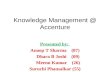 Knowledge Management Framework - Accenture
