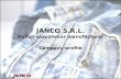 JANCO S.R.L. Italian casualwear manufacturer Company profile.