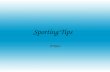 Sporting Tips 10 Rules. Rule Nr.1 Wear Sports Clothing!