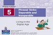 Phrasal Verbs: Separable and Inseparable Living in the Digital Age 5 Focus on Grammar 4 Part V, Unit 12 By Ruth Luman, Gabriele Steiner, and BJ Wells.