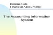 Intermediate Financial Accounting I The Accounting Information System.
