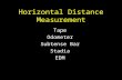 Horizontal Distance Measurement Tape Odometer Subtense Bar Stadia EDM.