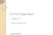 CS 253: Algorithms Chapter 23 Minimum Spanning Tree Credit: Dr. George Bebis.