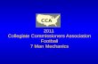 2011 Collegiate Commissioners Association Football 7 Man Mechanics CCA.
