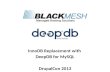 InnoDB Replacement with DeepDB for MySQL DrupalCon 2013.