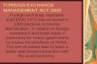 FOREIGN EXCHANGE MANAGEMENT ACT 2000