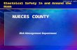 Electrical Safety Electrical Safety In and Around the Home NUECES COUNTY Risk Management Department.