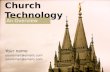 Church Technology An Overview Your name youremail@emails.com.