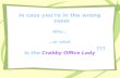 In case youre in the wrong room Who… …or what Is the Crabby Office Lady ???