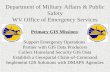 Department of Military Affairs & Public Safety WV Office of Emergency Services Primary GIS Missions: Support Emergency Operations Partner with GIS Data.