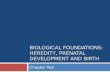 BIOLOGICAL FOUNDATIONS: HEREDITY, PRENATAL DEVELOPMENT AND BIRTH Chapter Two.