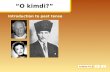 “O kimdi?” Introduction to past tense talebe U19