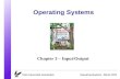 Operating Systems Operating Systems - Winter 2012 Chapter 3 – Input/Output Vrije Universiteit Amsterdam.
