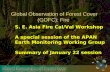 Global Observation of Forest Cover (GOFC): Fire S. E. Asia Fire Cal/Val Workshop A special session of the APAN Earth Monitoring Working Group Summary of.