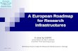June 1 st 2005 A European Roadmap for Research Infrastructures Workshop Future needs for Research Infrastructures in Energy A view by ESFRI presentation.