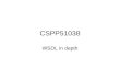 CSPP51038 WSDL in depth. Advanced Schema features (required for understanding wsdl)