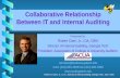 Collaborative Relationship Between IT and Internal Auditing Presented by: Robert Clark, Jr., CIA, CBM Director of Internal Auditing, Georgia Tech President,