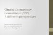 Clinical Competency Committees (CCC): 3 different perspectives Sharon Dabrow: Pediatrics PD Cuc Mai: Internal Medicine PD Todd Kumm: Radiology PD.